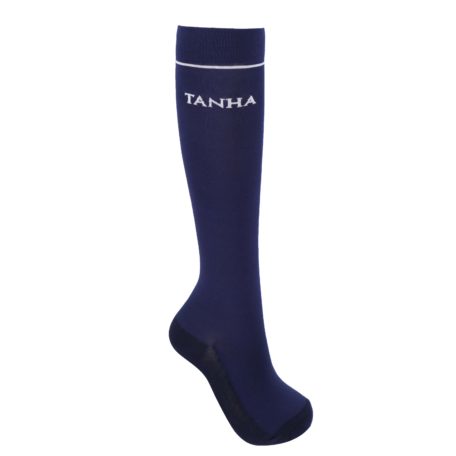 Tanha Equestrian - Chaussettes d'équitation bleu marine